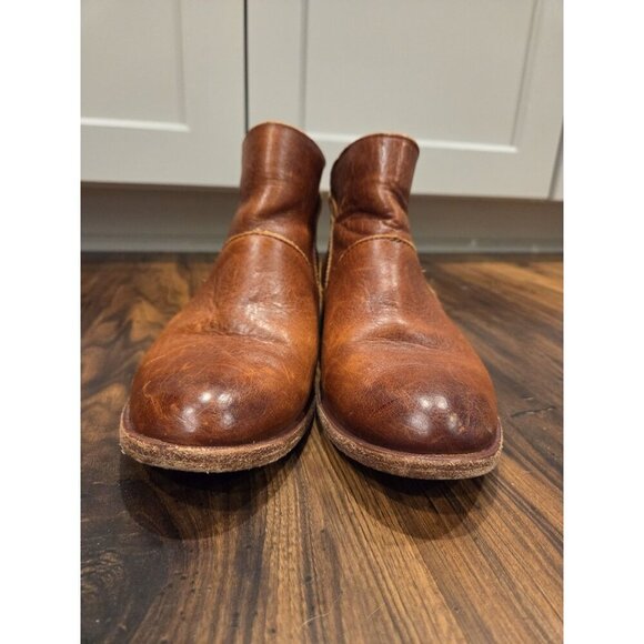 Kork-Ease Ryder Ankle Boots Leather Womens Sz 7.5 Brown Boho Pirate - Picture 4 of 16